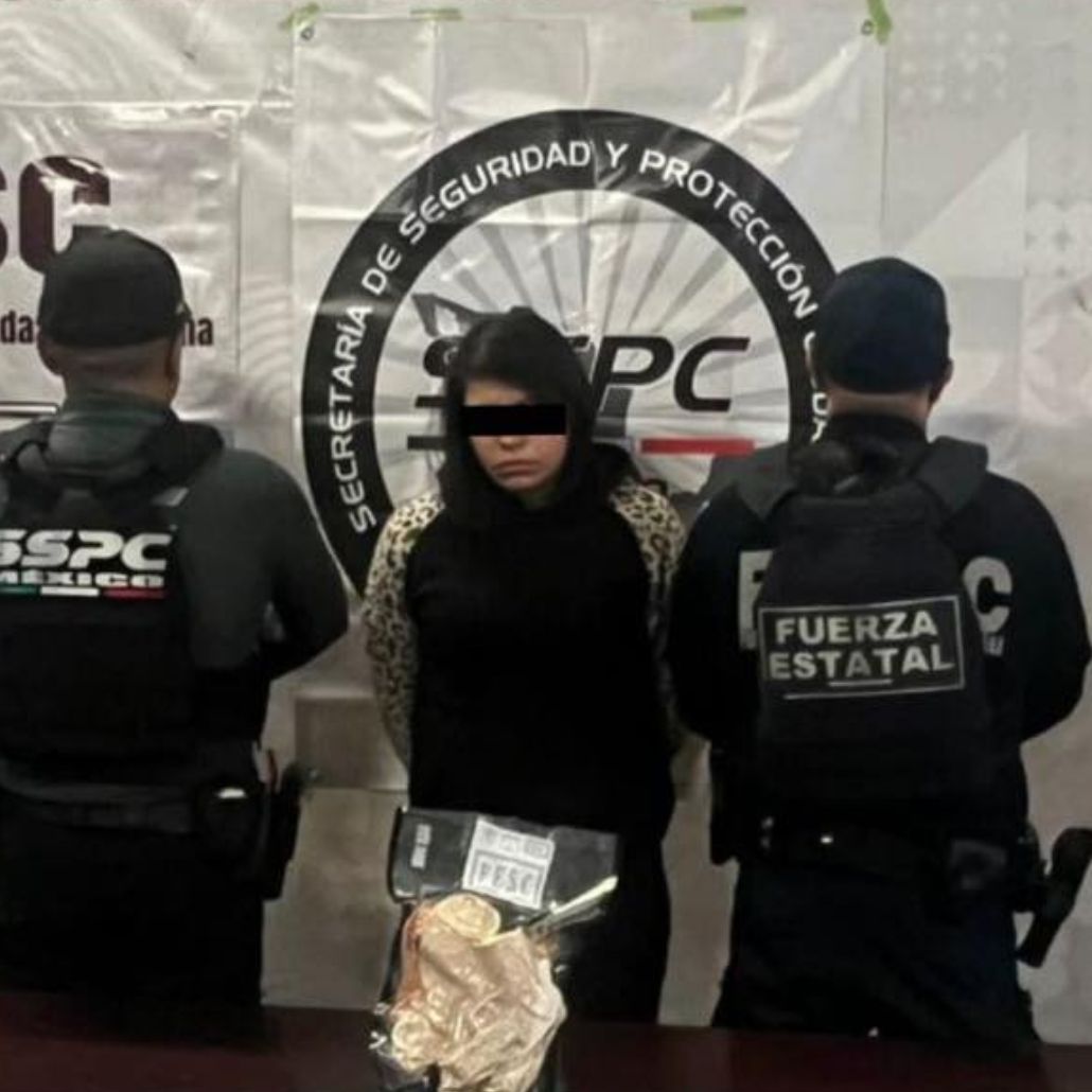 Detienen a mujer con peluche con armas en Tijuana